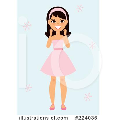 Royalty-Free (RF) Dress Clipart Illustration by Monica - Stock Sample #224036