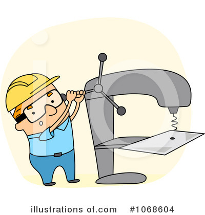 Royalty-Free (RF) Drill Clipart Illustration by BNP Design Studio - Stock Sample #1068604