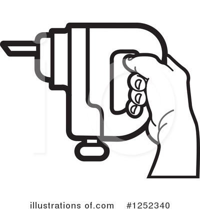 Royalty-Free (RF) Drill Clipart Illustration by Lal Perera - Stock Sample #1252340