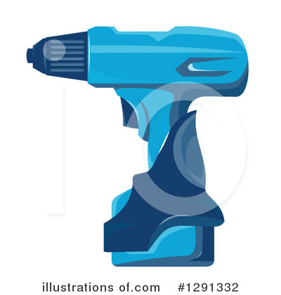 Electric Drill Clipart #1291332 by patrimonio