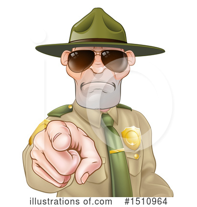 Royalty-Free (RF) Drill Sergeant Clipart Illustration by AtStockIllustration - Stock Sample #1510964