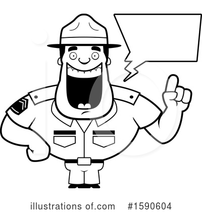 Royalty-Free (RF) Drill Sergeant Clipart Illustration by Cory Thoman - Stock Sample #1590604