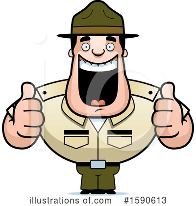 Royalty-Free (RF) Drill Sergeant Clipart Illustration by Cory Thoman - Stock Sample #1590613