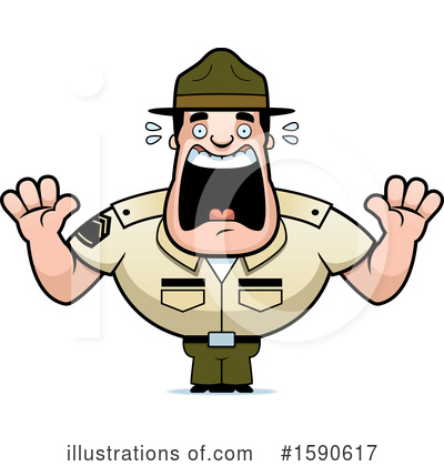 Royalty-Free (RF) Drill Sergeant Clipart Illustration by Cory Thoman - Stock Sample #1590617