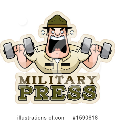 Royalty-Free (RF) Drill Sergeant Clipart Illustration by Cory Thoman - Stock Sample #1590618