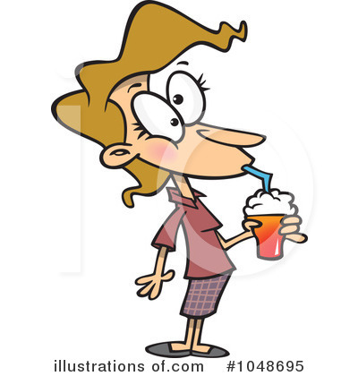 Royalty-Free (RF) Drink Clipart Illustration by toonaday - Stock Sample #1048695