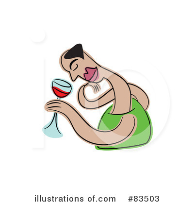 Royalty-Free (RF) Drinking Clipart Illustration by Prawny - Stock Sample #83503
