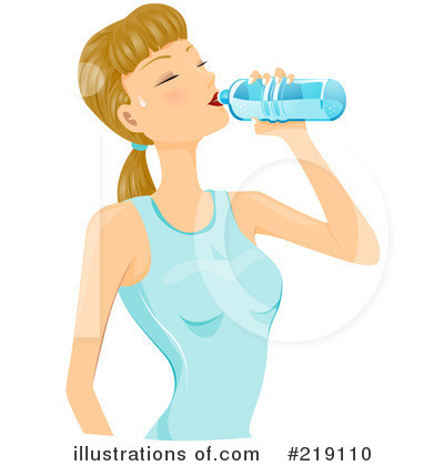 Drinking Water Clipart #219110 by BNP Design Studio