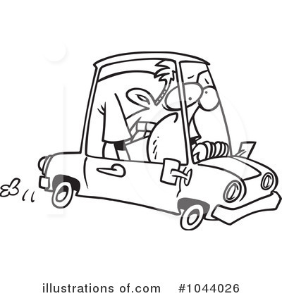 Royalty-Free (RF) Driver Clipart Illustration by toonaday - Stock Sample #1044026