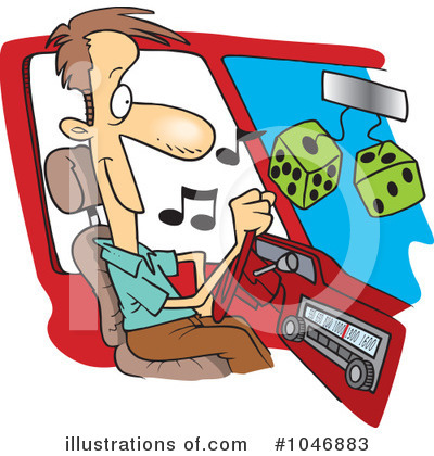 Royalty-Free (RF) Driver Clipart Illustration by toonaday - Stock Sample #1046883