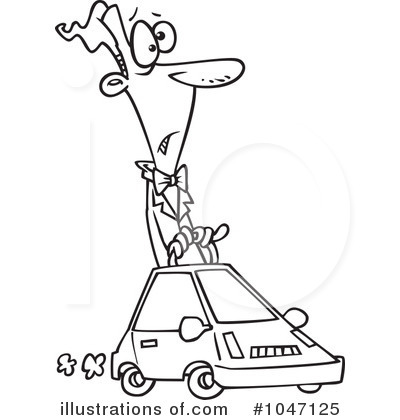 Royalty-Free (RF) Driver Clipart Illustration by toonaday - Stock Sample #1047125