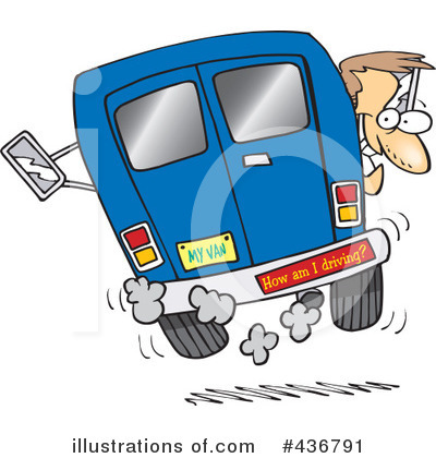 Driving Clipart #436791 by toonaday