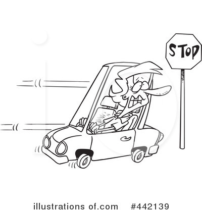 Royalty-Free (RF) Driver Clipart Illustration by toonaday - Stock Sample #442139