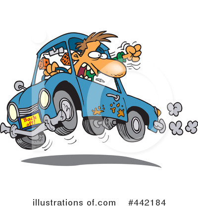 Royalty-Free (RF) Driver Clipart Illustration by toonaday - Stock Sample #442184