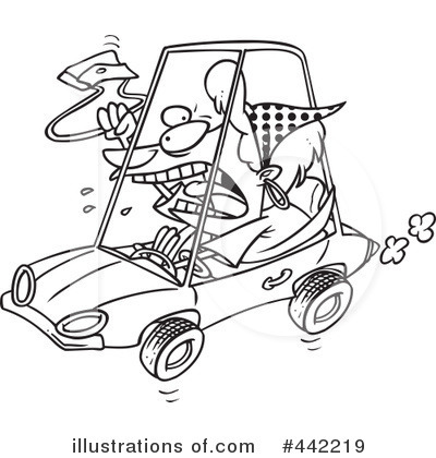 Royalty-Free (RF) Driver Clipart Illustration by toonaday - Stock Sample #442219