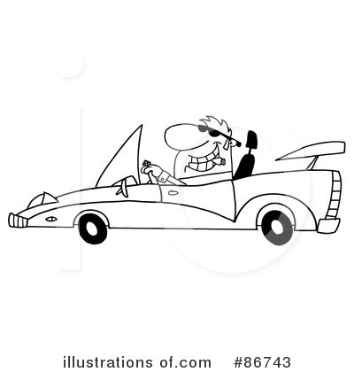 Royalty-Free (RF) Driver Clipart Illustration by Hit Toon - Stock Sample #86743