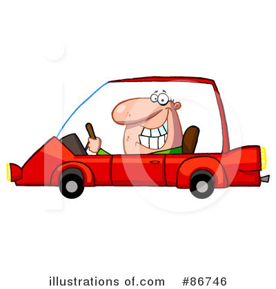 Royalty-Free (RF) Driver Clipart Illustration by Hit Toon - Stock Sample #86746