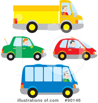 Royalty-Free (RF) Driver Clipart Illustration by Alex Bannykh - Stock Sample #90146