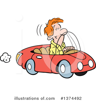 Driver Clipart #1374492 by Johnny Sajem