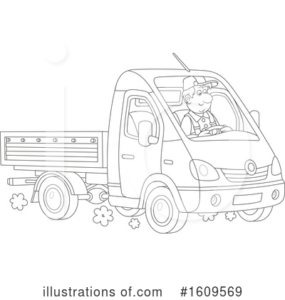 Royalty-Free (RF) Driving Clipart Illustration by Alex Bannykh - Stock Sample #1609569