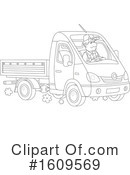 Driving Clipart #1609569 by Alex Bannykh