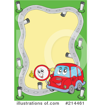 Royalty-Free (RF) Driving Clipart Illustration by visekart - Stock Sample #214461