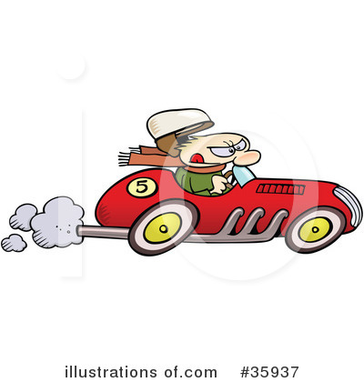 Royalty-Free (RF) Driving Clipart Illustration by gnurf - Stock Sample #35937