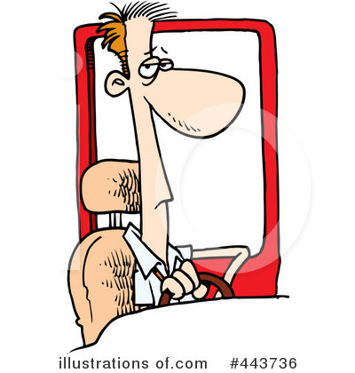 Royalty-Free (RF) Driving Clipart Illustration by toonaday - Stock Sample #443736