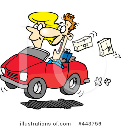 Driving Clipart #443756 by toonaday