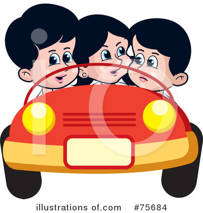 Royalty-Free (RF) Driving Clipart Illustration by Lal Perera - Stock Sample #75684