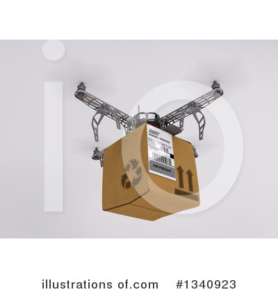 Royalty-Free (RF) Drone Clipart Illustration by KJ Pargeter - Stock Sample #1340923