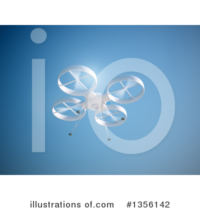 Royalty-Free (RF) Drone Clipart Illustration by Mopic - Stock Sample #1356142