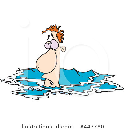 Royalty-Free (RF) Drowning Clipart Illustration by toonaday - Stock Sample #443760