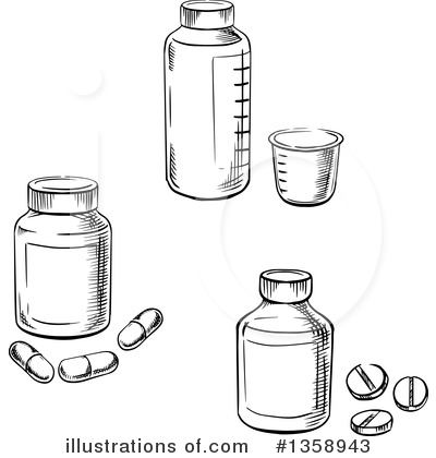 Royalty-Free (RF) Drugs Clipart Illustration by Vector Tradition SM - Stock Sample #1358943