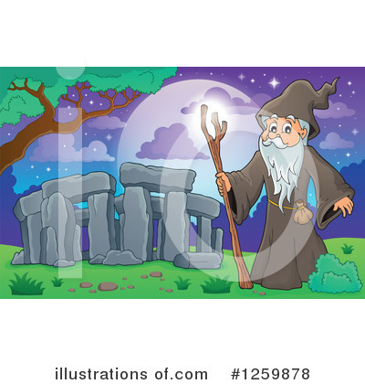 Royalty-Free (RF) Druid Clipart Illustration by visekart - Stock Sample #1259878