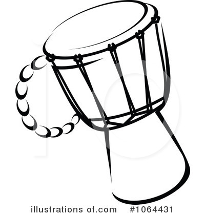 Royalty-Free (RF) Drum Clipart Illustration by Vector Tradition SM - Stock Sample #1064431