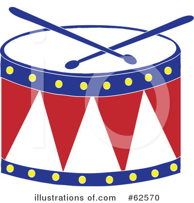Royalty-Free (RF) Drum Clipart Illustration by Pams Clipart - Stock Sample #62570