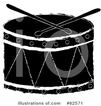 Royalty-Free (RF) Drum Clipart Illustration by Pams Clipart - Stock Sample #62571
