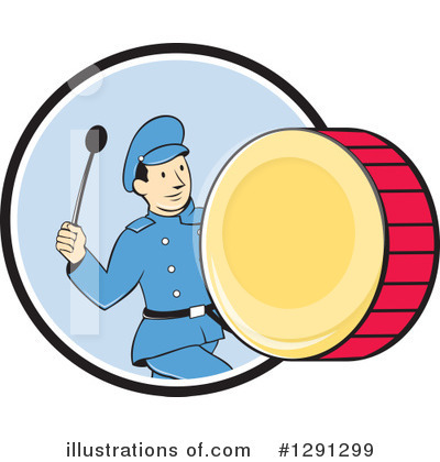 Drummer Clipart #1291299 by patrimonio