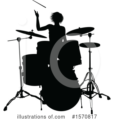 Drummer Clipart #1570817 by AtStockIllustration