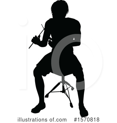 Royalty-Free (RF) Drummer Clipart Illustration by AtStockIllustration - Stock Sample #1570818