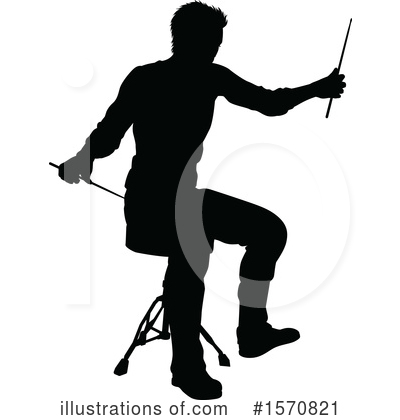 Royalty-Free (RF) Drummer Clipart Illustration by AtStockIllustration - Stock Sample #1570821