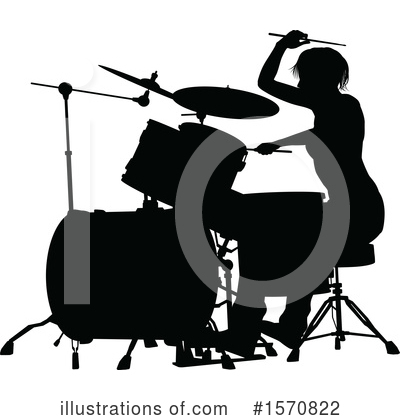Royalty-Free (RF) Drummer Clipart Illustration by AtStockIllustration - Stock Sample #1570822