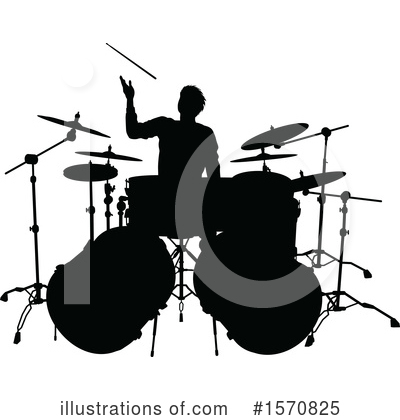 Drummer Clipart #1570825 by AtStockIllustration