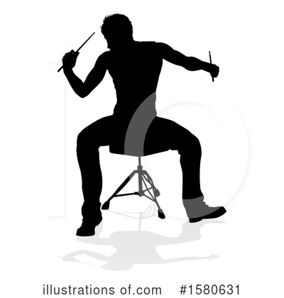 Royalty-Free (RF) Drummer Clipart Illustration by AtStockIllustration - Stock Sample #1580631