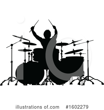 Royalty-Free (RF) Drummer Clipart Illustration by AtStockIllustration - Stock Sample #1602279