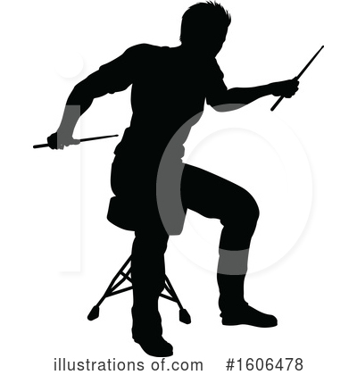 Royalty-Free (RF) Drummer Clipart Illustration by AtStockIllustration - Stock Sample #1606478