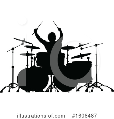 Drummer Clipart #1606487 by AtStockIllustration