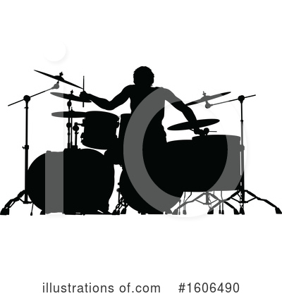 Drummer Clipart #1606490 by AtStockIllustration