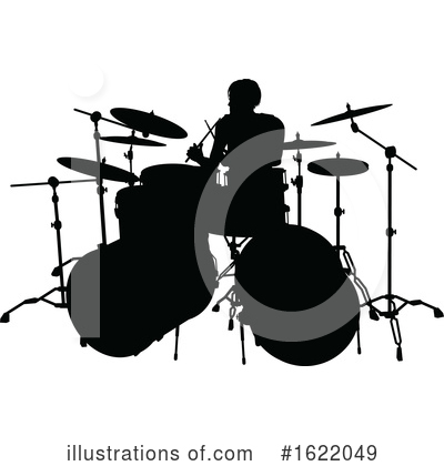 Royalty-Free (RF) Drummer Clipart Illustration by AtStockIllustration - Stock Sample #1622049